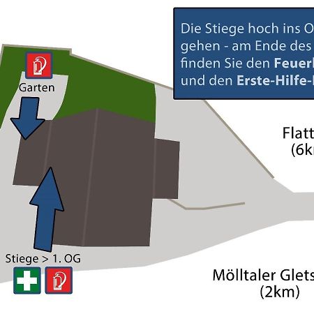 Gletscher Appartements Flattach Luaran gambar